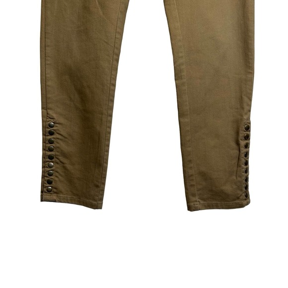 Soft Surroundings Metro Ankle Pull On Pants Women’s Small Brown Elastic Waist - Picture 3 of 7